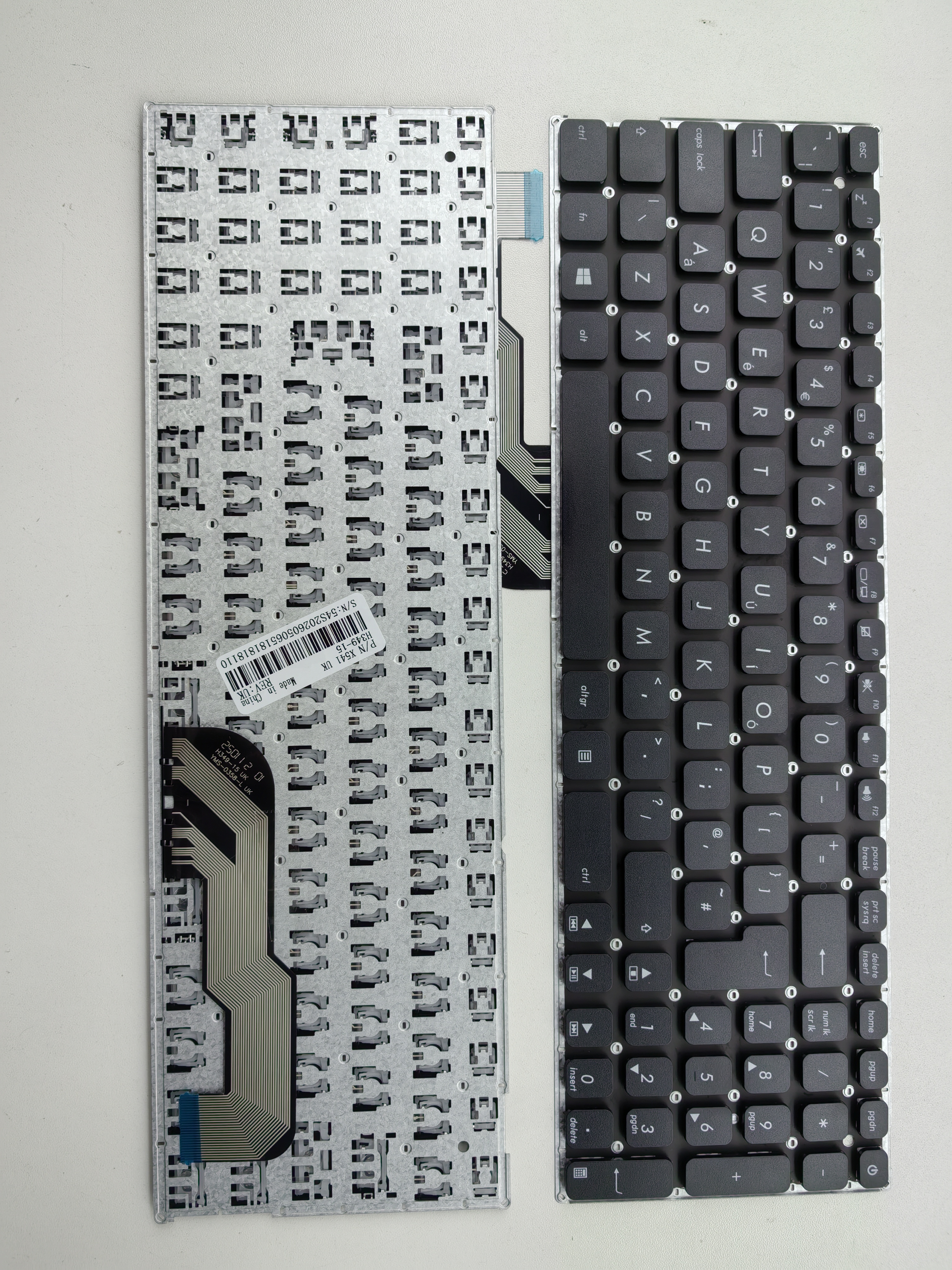 Picture of New Replacement Laptop Keyboard For ASUS X541 BLACK (OEM) Uk Layout